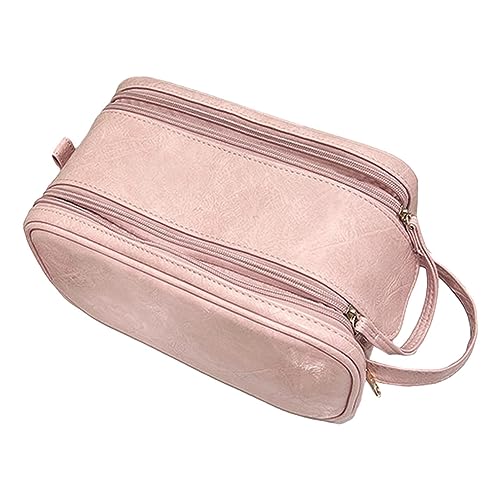 Tragbare Make-up-Tasche, langlebige Rasiertasche, Handtasche für Toilettenartikel, multifunktionaler Reise-Make-up-Organizer, große Make-up-Geldbörse mit reichlich Taschen, glamouröses Reise-DOP-Set von BBAUER