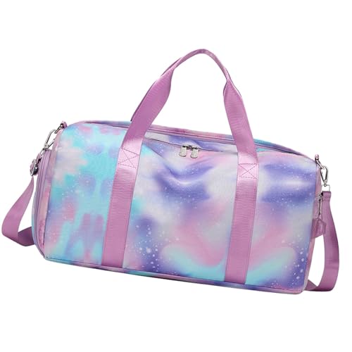 Yoga-Tasche für Damen, Sport-Gymnastiktaschen, Sport Duffle Gym Reisetaschen, Tragbare Ballett-Tanz-Reisetasche, Sporttasche, Turnbeutel für Reisen, Camping, Wandern von BBAUER