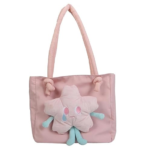 BCIOUS Modische, trendige Tasche für Damen, Geldbörse, lässige Umhängetasche, große Kapazität, niedlicher Stern, Handtasche für Mädchen und Frauen, vielseitige Tragetasche, stilvolles und modisches von BCIOUS