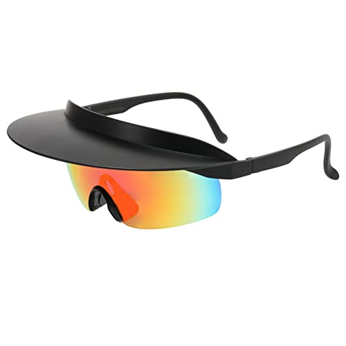 BCIOUS Shield VisorSport-Sonnenbrille für Erwachsene, übergroße Brille, Unisex, Sportbrille für Radfahren, Outdoor, Wandern, Unisex-Sonnenbrille, Reise-Sonnenbrille, Urlaubs-Sonnenbrille, h von BCIOUS