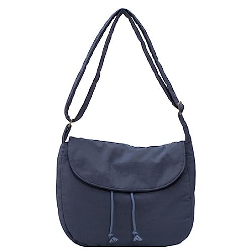 Einfarbige Umhängetasche für Damen, einfache Umhängetasche, Studenten, Büchertasche, japanischer Stil, Kuriertasche, lässige Handtasche, Damen, lässige Umhängetasche, allpassende Umhängetasche, von BCIOUS