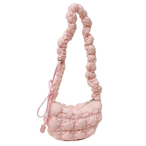 Modische Tasche Achseltasche, Handtaschen, Schultertaschen für Mädchen und Frauen, plissiert, Halbmondtaschen, Tragetasche, Damen-Geldbörse, Unterarmtaschen, Einzelschultertasche von BCIOUS