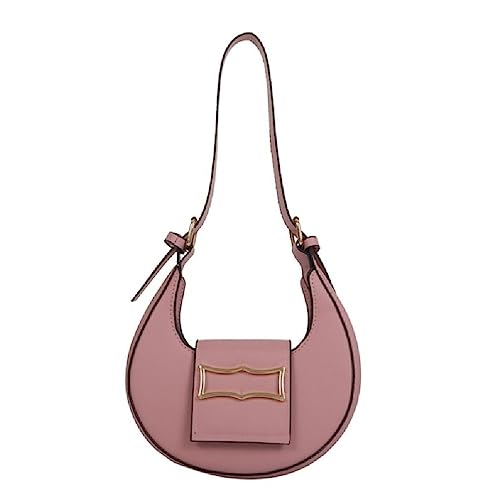 PU Achsel Schulter Geldbörse Kleine Umhängetasche für Frauen Mädchen Sommer Handtasche Luxus Handtasche Tasche 2022 Damen Tasche, rose von BCIOUS