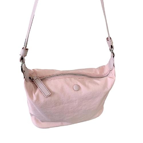 Schlichte modische Unterarmtasche, Schultertasche, großes Fassungsvermögen, Nylon, Kuriertasche, Pendlertasche, Geldbörse für Damen, Teenager, Mädchen, leichte Kuriertasche, großes Fassungsvermögen, von BCIOUS