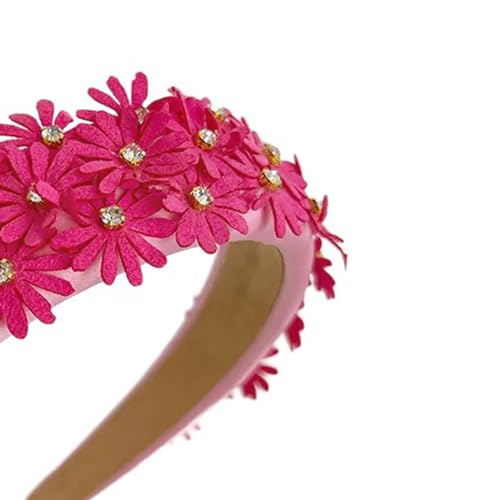 Simulationsblumen Stirnband Für Mädchen Elegantes Frühlings Haarband Blumen Hairhoop Elegante Kopfbedeckung Haardekorationen Stoff Blumen Hairhoop Für Den Frühling von BCIOUS