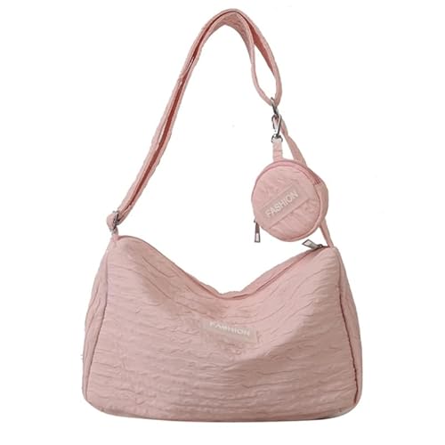 Umhängetasche im japanischen Stil für Damen, mit Münzgeldbörse, geeignet für lässige und formelle Anlässe, Crossbody-Tasche, rose von BCIOUS