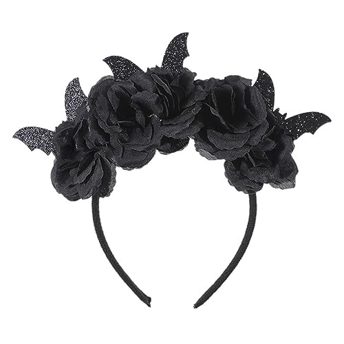 BEBIKR Haarband für Damen, lustiges Teufels-Stirnband, Halloween, Party, Cosplay, Kostüm, Kopfbedeckung, Haarschmuck, Halloween-Kostüm, Haarband von BEBIKR