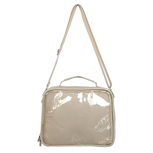 BEBIKR Ita Unterarmtaschen für Damen, Mehrzweck-Rucksäcke, Crossbody-Tasche, Schultertasche, Geldbörse, Pin-Display-Tasche für Mädchen, beige von BEBIKR