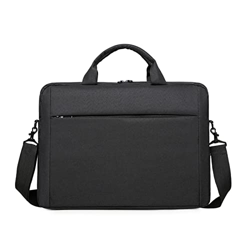 BEBIKR Unterarmtaschen für Damen, Handtasche, Laptoptasche mit Schultergurt, Oxford-Stoff, wasserdicht, reißfest, Computertasche für Outdoor-Reisen, Schwarz von BEBIKR