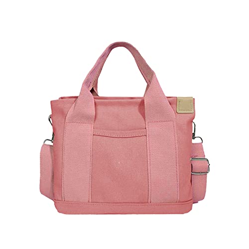 BEBIKR Unterarmtaschen für Damen, Harajuku-Taschen, Canvas, Umhängetasche, JK, Messenger-Tasche, große Kapazität, rose von BEBIKR