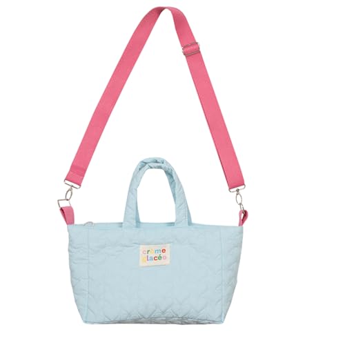 BEBIKR Unterarmtaschen für Damen, Umhängetasche mit Reißverschluss für Damen, Mädchen, Handtasche, modisch, Kuriertasche, lässige Tasche, Damengeldbörse, blau von BEBIKR