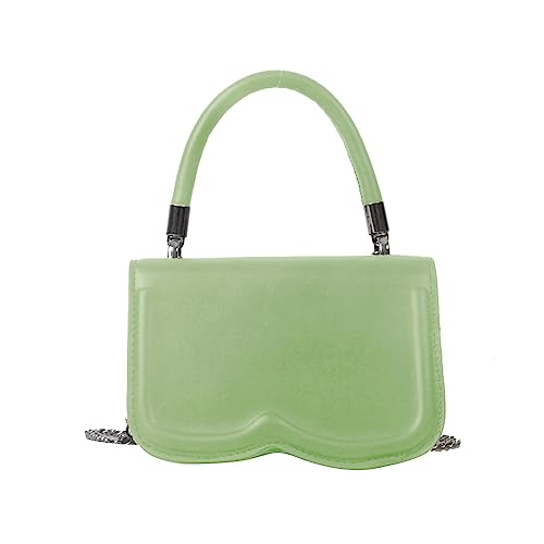 BEBIKR Unterarmtaschen für Damen, modische Tasche, Achseltasche, Schultertaschen für Mädchen, Damen, Geldbörse, einfarbig, Achseltasche, trendige Handtasche, Tragetaschen, grün von BEBIKR