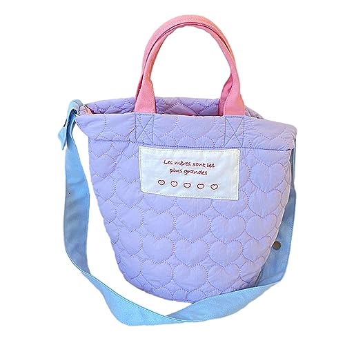 BEBIKR Unterarmtaschen für Damen, modische Tasche, große Kapazität, Schultertaschen, Mädchen, Frauen, Crossbody-Taschen, Damengeldbörse, trendige Reisetasche, violett von BEBIKR