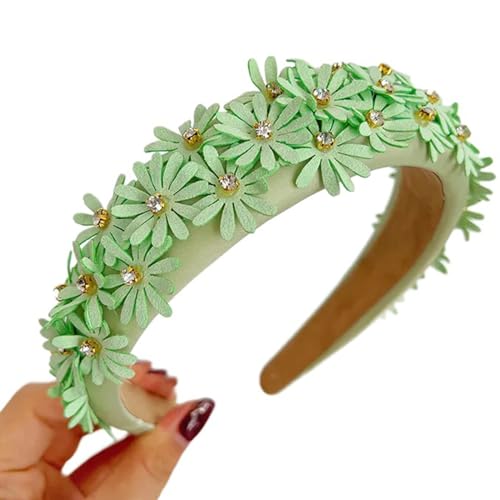 Haar Styling Blumen Stirnband Für Mädchen Elegantes Blumen Haarband Für Damen Süßer Haarreif Rutschfeste Hochzeits Kopfbedeckung Elegantes Haarband Für Hochzeiten von BEBIKR