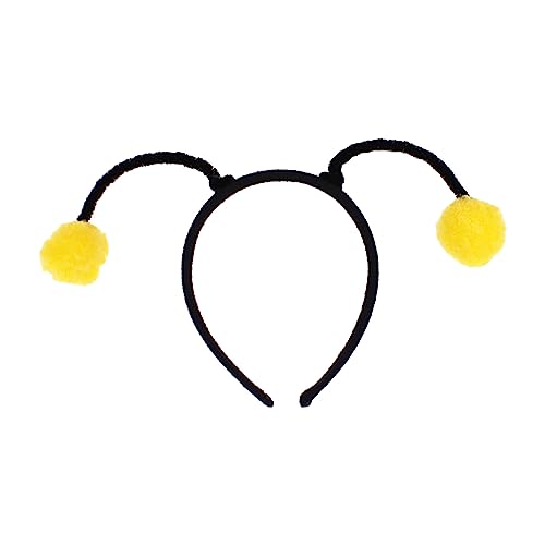 Haarband für Damen, Cosplay-Stirnband, Antennenform, Haarreif, Plüsch, Party, Kopfschmuck, Kindertag, Bühnentanz, Stirnband, Unisex von BEBIKR