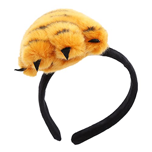 Haarband für Damen, Plüsch-Cartoon-Haarreif für Katzenpfoten, Kopfschmuck, Themenparty, Kopfschmuck, Gesichtswäsche, Kopfschmuck, Cosplay, Haarzugang von BEBIKR