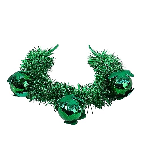 Haarband für Damen, St. Patrick Day, Feier, Stirnband für Festival, Mottoparty, Haarband, Kleeblatt, irisches Haar-Accessoire von BEBIKR