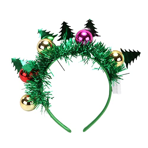 Haarband für Damen, Weihnachts-Stirnbänder, beleuchtetes Stirnband, Kopfbedeckung, Ornamente, Party-Dekorationen von BEBIKR