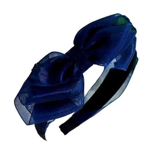 Haarband für Damen, elegantes Organza-Schleife, Stirnband, Party-Haarreif, modischer Netz-Kopfschmuck, Kostümzubehör, weiblich, formelle Kleidung, Kopfschmuck von BEBIKR