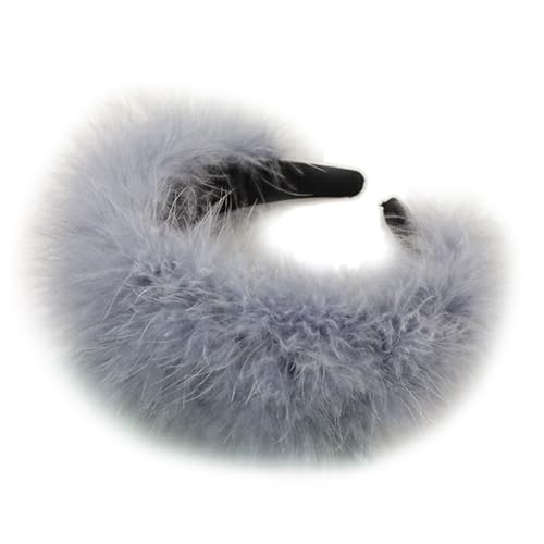 Haarband für Damen, flauschiges Haarband für Damen und Mädchen, tägliches Tragen, Weihnachten, Party, schickes Haarband, niedlich, modisch, Kopfschmuck, Cosplay-Zubehör von BEBIKR