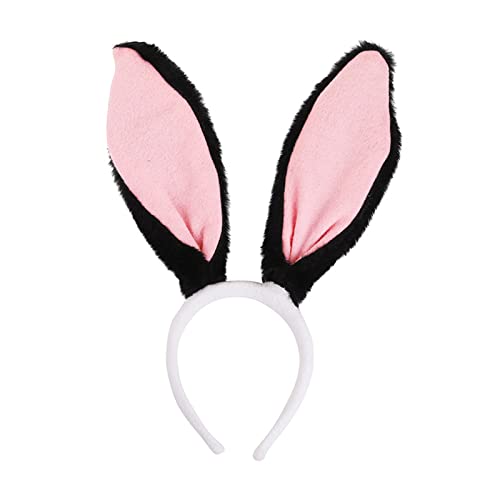 Haarband für Damen, niedlich, große Ohren, langlebig, Haarreif, Make-up, für Ostern, Halloween, Cosplay, Haarschmuck von BEBIKR