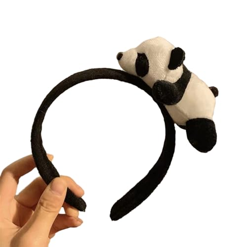 Hübsche Panda Förmige Haarseil Stirnband Brosche Cartoon Haarseil Niedliche Panda Form Ohrfeigen Armband Stirnband Für Fotografie Ohrfeigen Armbänder Für Kinder Ohrfeigen Armbänder Große von BEBIKR