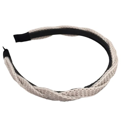 Koreanisches Häkel Stirnband Für Mädchen Elegantes Maillard Stirnband Haar Styling Hairhoop HighSkull Haarband Haarschmuck Häkel Haarband Für Frauen Und Mädchen von BEBIKR