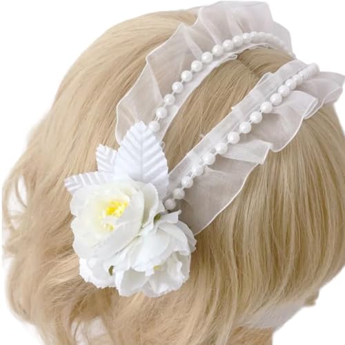 Modischer Haarschmuck Modisches Haarband Spitzen Haarteile Cosplay Stirnbänder Für Den Täglichen Gebrauch Und Kostümanlässe Elegantes Haarband von BEBIKR