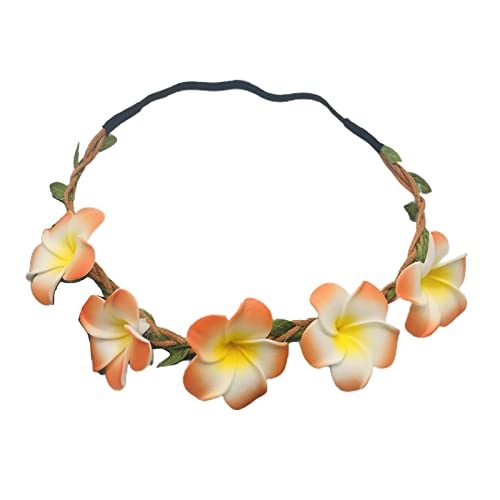 Plumeria Haarreif, Brautschmuck, Vintage-Stil, wunderschönes Haarband für Braut, Junggesellinnenabschied, künstliche Blume, Braut-Kopfschmuck von BEBIKR