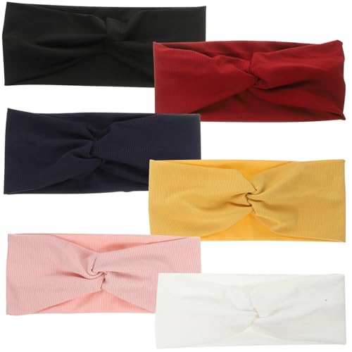 BELLIFFY Sport-stirnband 6er Satz Geknotete Haarbänder Damen Stirnbänder Stoff Für Yoga Und Sport Kopftuch Zum Gesichtwaschen Und Kochen BELLIFFY Sport-stirnband 6er Satz Geknotete Haarbänder Damen Stirnbänder Stoff Für Yoga Und Sport Kopftuch Zum Gesichtwaschen Und Kochen von BELLIFFY