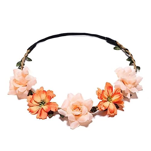 Rosen-Stirnband für den Urlaub am Meer und Urlaub, elegantes Blumen-Stirnband für Urlaub, Braut, Haarschmuck, Braut-Haar-Accessoire von BELOWSYALER