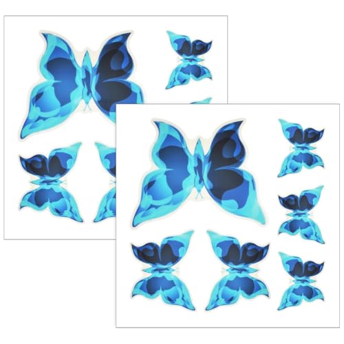 BEPSYOM 2 Stück Luminous Schmetterling Wandtattoo/Wandaufkleber/Wandsticker für Schlafzimmer Kinderzimmer BEPSYOM 2 Stück Luminous Schmetterling Wandtattoo/Wandaufkleber/Wandsticker für Schlafzimmer Kinderzimmer von BEPSYOM