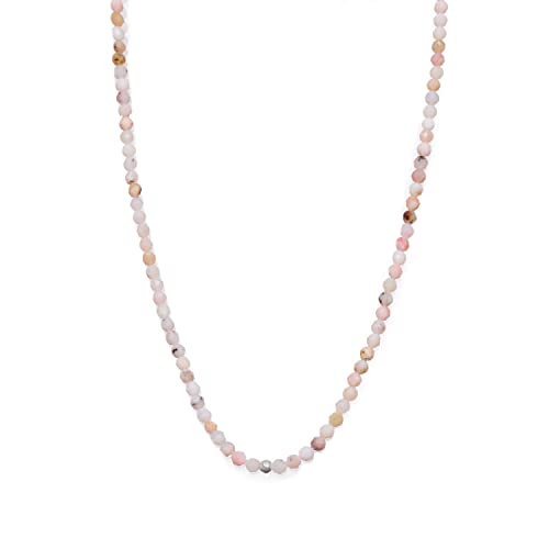 BERGERLIN Opal Halskette pink - pinke Kette - Silber - M-L von BERGERLIN