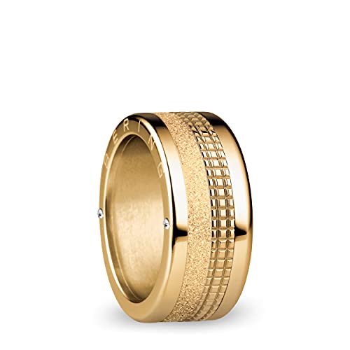 BERING Austauschbar Ringkombination für Damen in Gold mit einzigartigem Twist- & Change System, Mekong von BERING