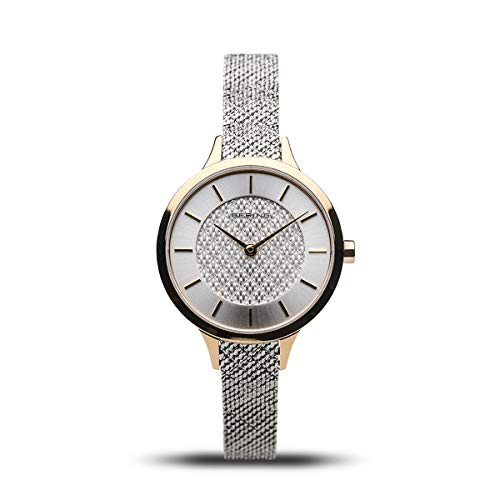 BERING Damen Uhr Quarz Movement - Classic Collection mit Edelstahl und Saphirglas 17831-010 Armbandsuhren - Wasserdicht: 5 ATM von BERING