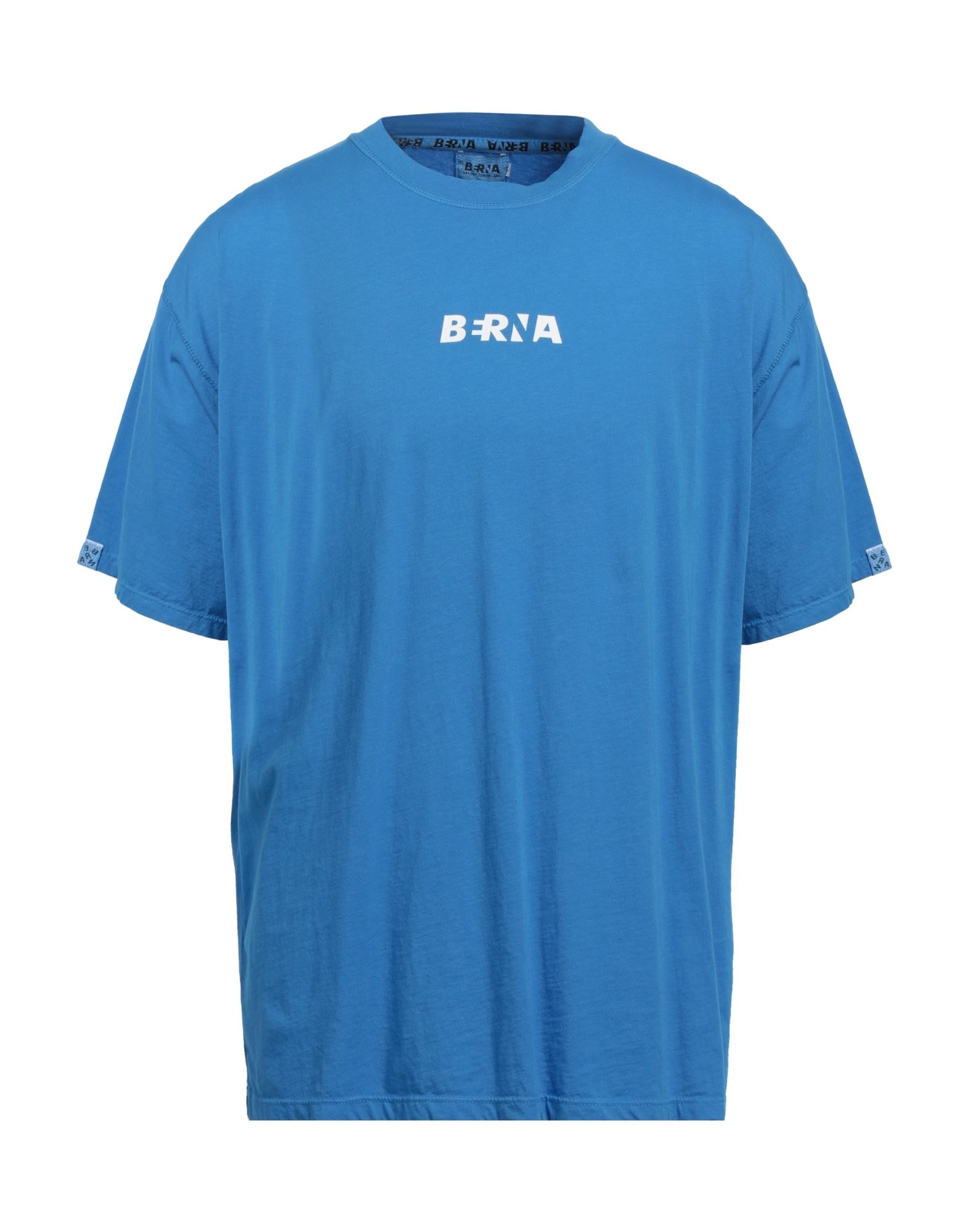 BERNA T-shirts Herren Azurblau von BERNA