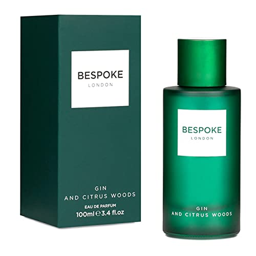 Bespoke Herren Gin and Citrus Woods Eau De Parfum, Aftershave für Männer 100ml von BESPOKE LONDON