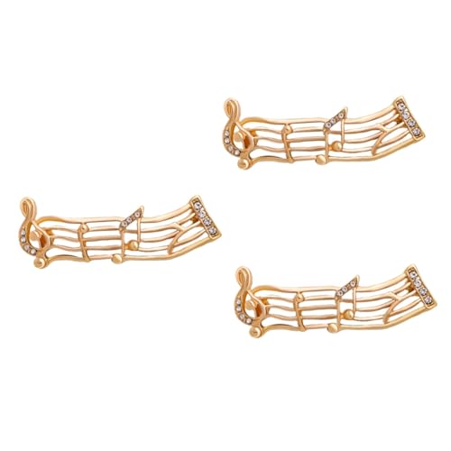 BESPORTBLE 3 Stück Musikalische Noten Brosche Legierung Design Anstecknadel für Kleidung Hüte Schals für Musikfestivals Besondere Anlässe Funkelnde Strassverzierung BESPORTBLE 3 Stück Musikalische Noten Brosche Legierung Design Anstecknadel für Kleidung Hüte Schals für Musikfestivals Besondere Anlässe Funkelnde Strassverzierung von BESPORTBLE