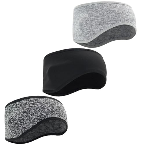 BESPORTBLE 3st Wintersport Gehörschutz Winter Stirnband Spa-stirnbänder Fleece-stirnband-ohrwärmer Turban-wraps Wintersport-stirnband Dusche Haarband Fleecestoff Sicherheitsmaske Mann Yoga von BESPORTBLE