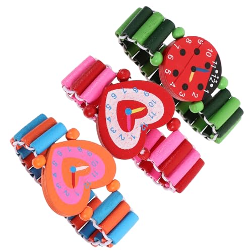 BESPORTBLE 3Stücke Holz Cartoon Armbanduhr Set Zufälliger Kindgerechte Holzspielzeug Für Jungen Lernspielzeug Für Geschenkidee Für Kleine BESPORTBLE 3Stücke Holz Cartoon Armbanduhr Set Zufälliger Kindgerechte Holzspielzeug Für Jungen Lernspielzeug Für Geschenkidee Für Kleine von BESPORTBLE