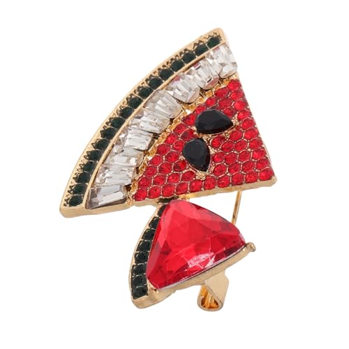 BESPORTBLE Schicke Wassermelonen-strassbrosche Leichte Anstecknadel Für Damen Für Anzüge Und Strickjacken Modeschmuck-accessoire BESPORTBLE Schicke Wassermelonen-strassbrosche Leichte Anstecknadel Für Damen Für Anzüge Und Strickjacken Modeschmuck-accessoire von BESPORTBLE
