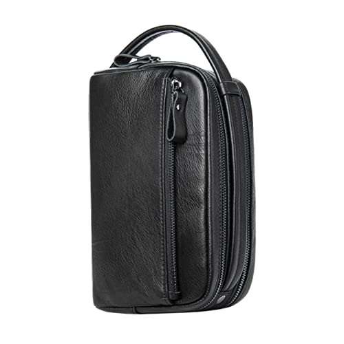 BESTYASH 1 Stück Herren Handtasche Langlebige Handtasche Business Tasche Leder Handtasche Herren Handtasche Kulturbeutel Heim Handtasche Große Kapazität Tasche Fitness Tasche von BESTYASH