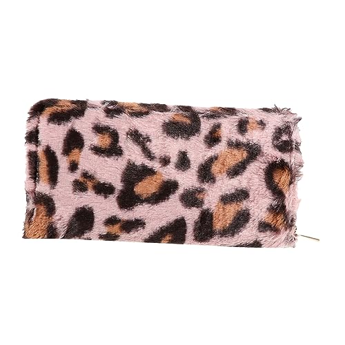 BESTYASH 1Stk Geldbörse Handtasche für Damen Make-up-Tasche mit Leopardenmuster Kosmetiktasche Make-up-Taschen Mädchen Tasche Mädchen Aufbewahrungstasche Lagerung Wäschesack Pu von BESTYASH