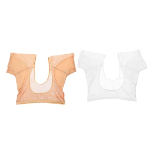 BESTYASH 2 Stück Schweißpad Weste Achselschweißschutz Schwitzen Achselschutz Schweißabsorbierende Pads Achselschweißpad Achselweste Waschbare Schweißweste Damen Achselschweißpad BESTYASH 2 Stück Schweißpad Weste Achselschweißschutz Schwitzen Achselschutz Schweißabsorbierende Pads Achselschweißpad Achselweste Waschbare Schweißweste Damen Achselschweißpad von BESTYASH