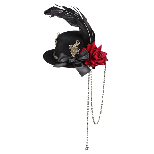BESTYASH Blumenhaarnadel Haarzubehör Damen Accessoires winzig Mini Rose Seide Blumen- Partyhut Haarclip kleine Haarspangen Hüte Haarnadeln Haarschmuck mit Blumen Haarspangen Metall BESTYASH Blumenhaarnadel Haarzubehör Damen Accessoires winzig Mini Rose Seide Blumen- Partyhut Haarclip kleine Haarspangen Hüte Haarnadeln Haarschmuck mit Blumen Haarspangen Metall von BESTYASH