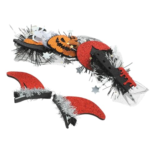 BESTonZON 6 Stück Halloween Haarschmuck Clips Für Haare Damen Haarspangen Halloween Haarnadel Halloween Haarspange Halloween Clips Halloween Party Haarspangen Haarspangen Für von BESTonZON