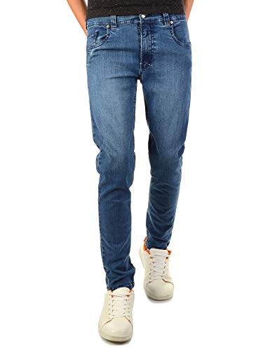 BEZLIT Jeans Hose Jungen Kinder Baumwolle Röhre-Jeans Stretch-Jeans 22861 Blau 128 von BEZLIT