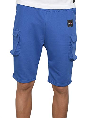 BEZLIT Jungen Shorts Kinder Kurze-Hose Cargo Capri Short Hosen Strech 30079 Blau 140/146 von BEZLIT