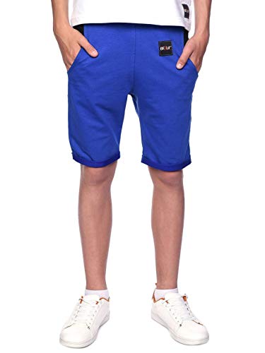 BEZLIT Kinder Jungen Shorts Kurze-Hose Bermuda Capri-Short Hosen Strech 30069 Blau 164 von BEZLIT