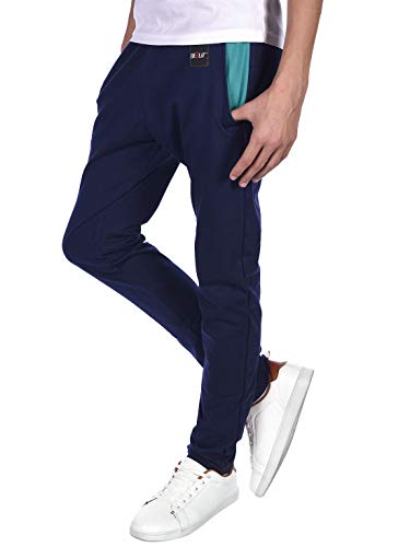 BEZLIT Kinder Jungen Sport Freizeit Stoff Jogging Sweat Hose 30143 Navy-Grün 122 von BEZLIT